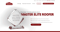 Desktop Screenshot of hoosierroof.com