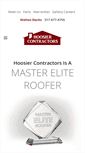 Mobile Screenshot of hoosierroof.com